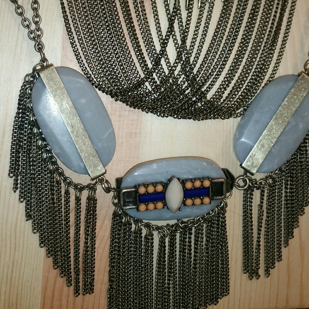 Vintage Antique Gold, Layered Necklaces (Set of 2) - Picture 4 of 8